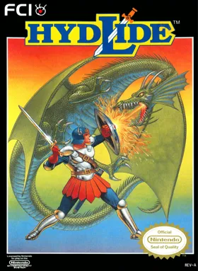 Hydlide (USA) box cover front